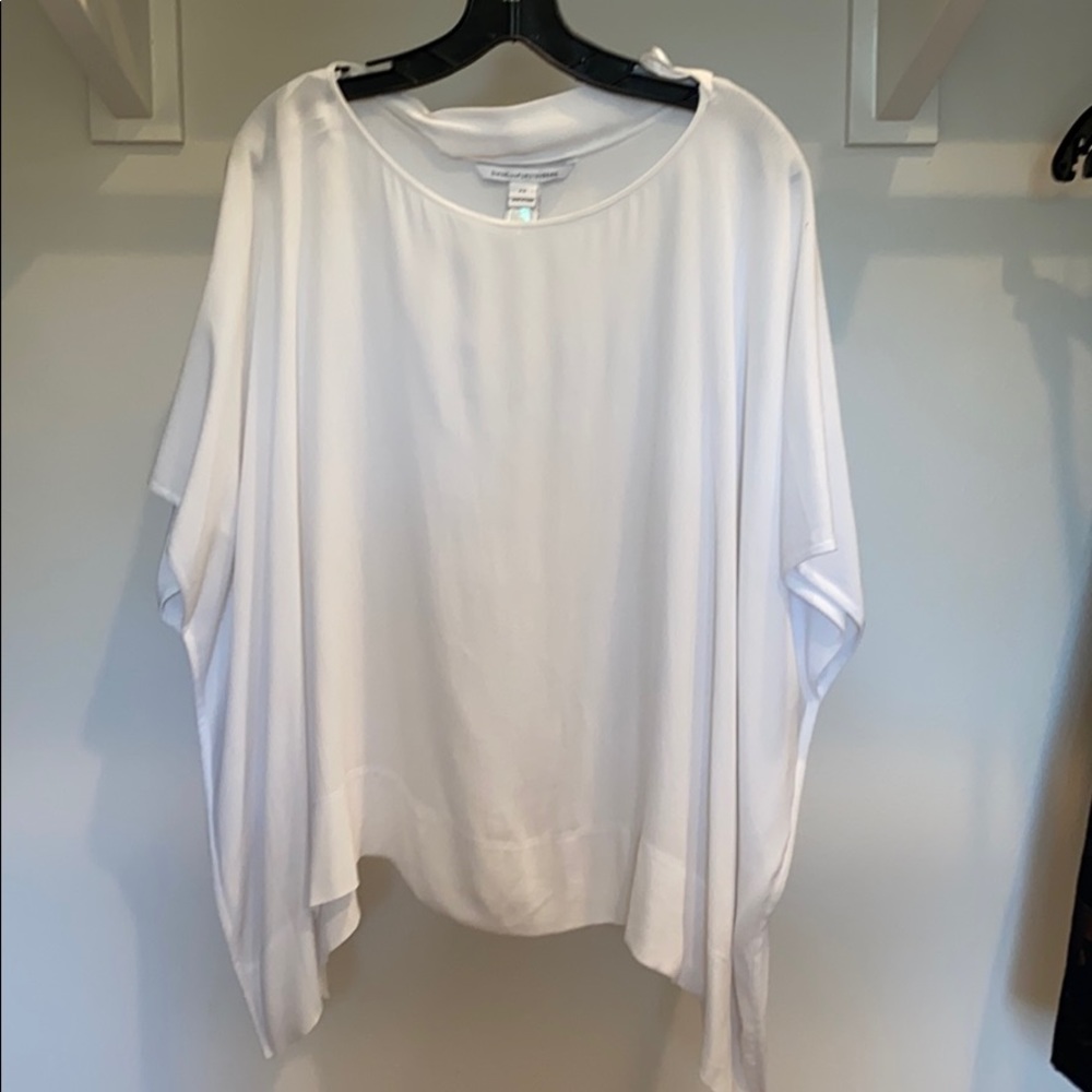 Diane von Furtenberg white blouse